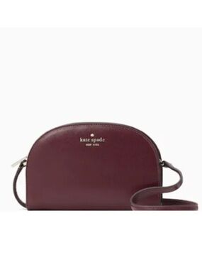 NWT Kate Spade Deep Berry Perry Dome Crossbody Purse Bag